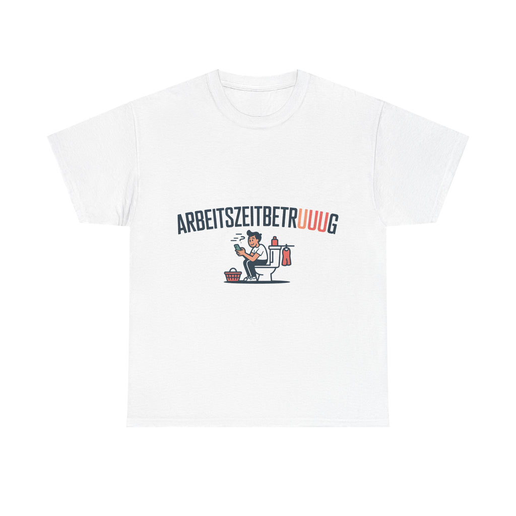 Arbeitszeitbetruuuug T-Shirt – Klo & Handy Büro-Humor Shirt (lustig)